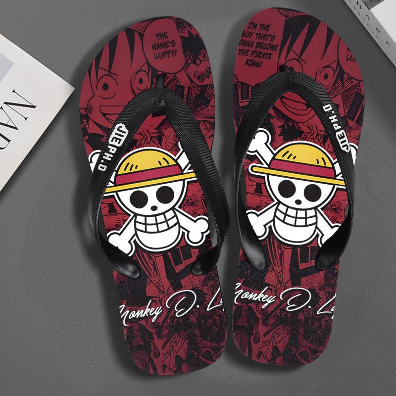 Summer Clothing Wholesale - Nuove ciabatte anime One Piece antiscivolo,