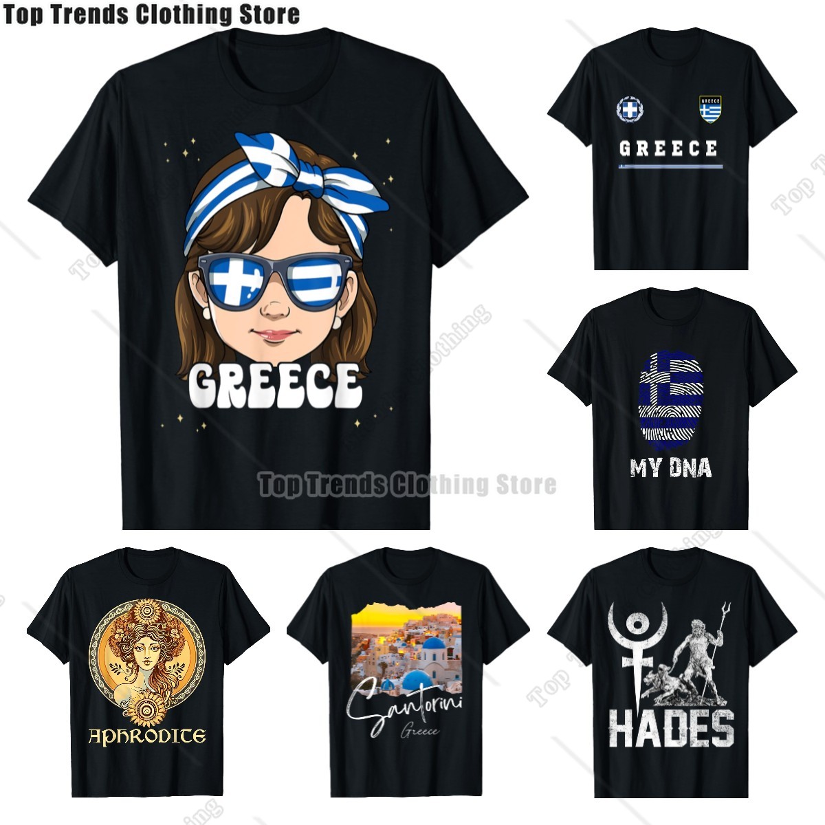 Summer Clothing For Greece - Vintage grecia Flag Heritage Roots Greek