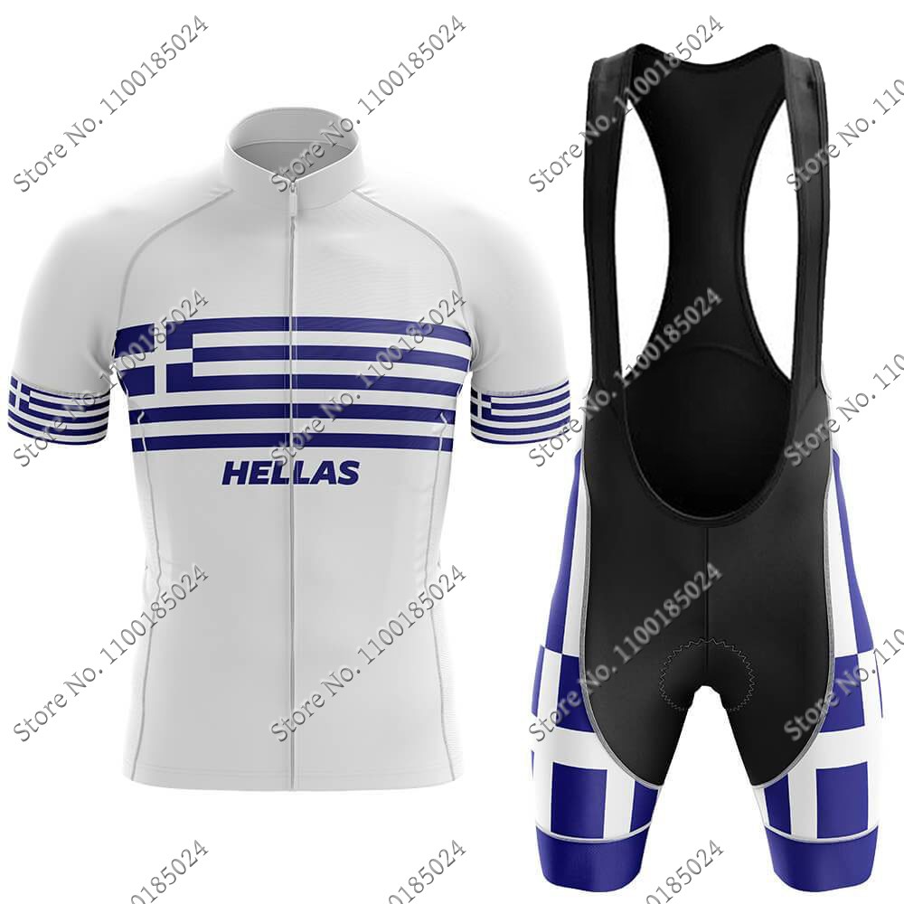 Summer Clothing For Greece - Maglia da ciclismo Hellas National Team