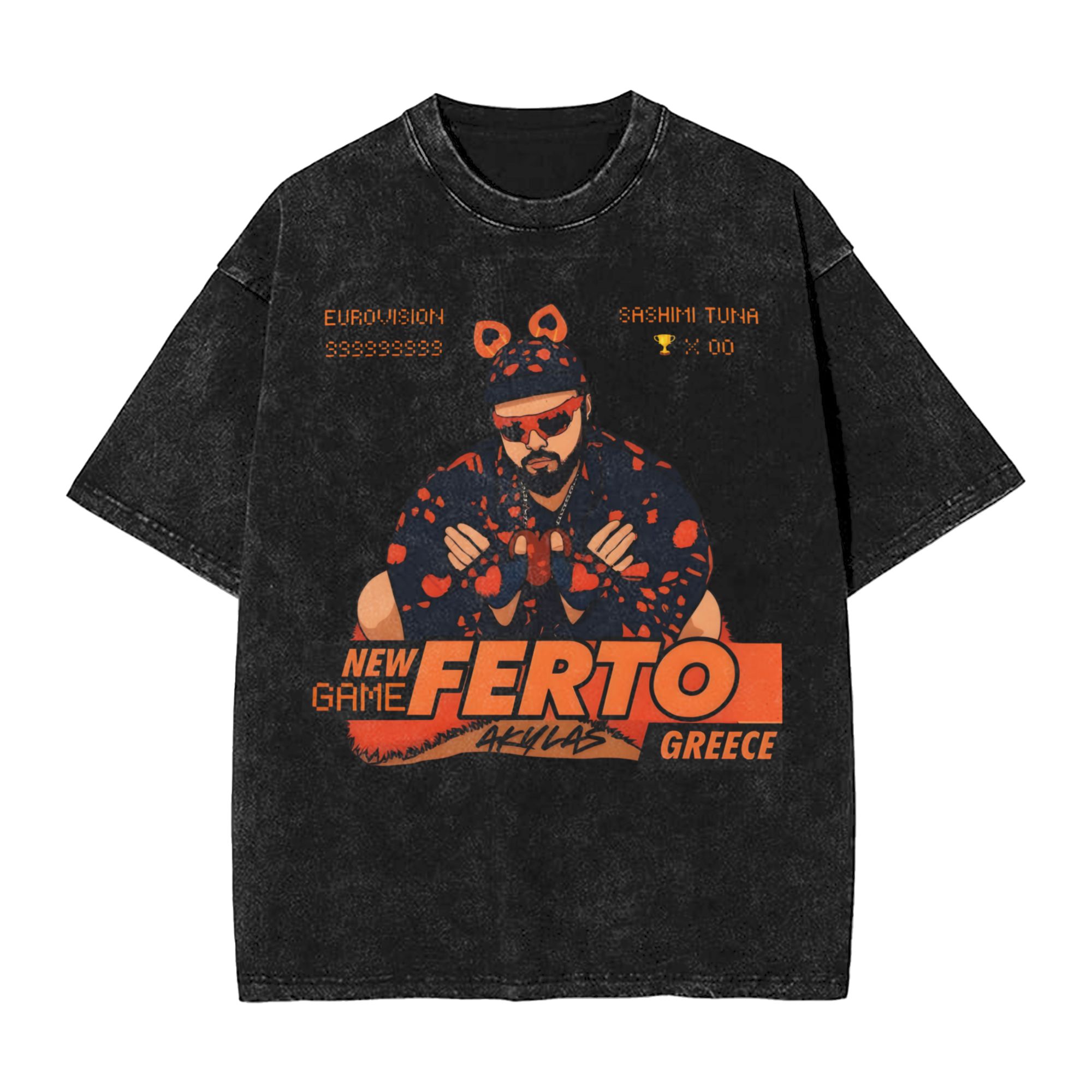 Summer Clothing For Greece - T-shirt Cool Akylas Ferto Grecia Eurovision