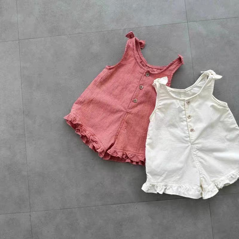 Summer Clothing For Babies - Tutina estiva HY2831 per bambina con