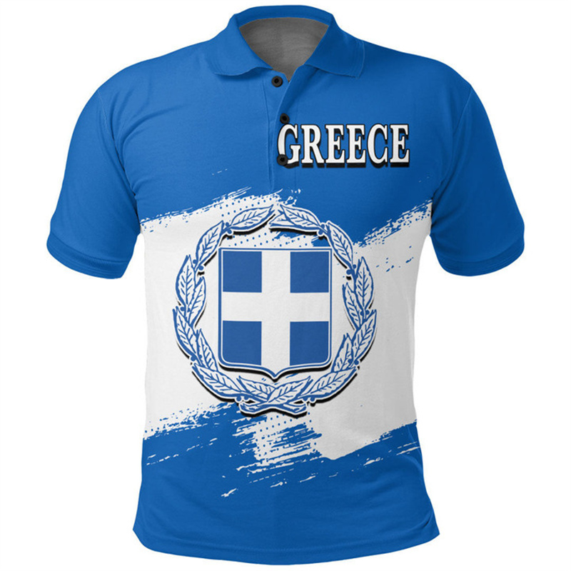Polo con stampa 3D della mappa - Summer Clothing For Greece recensione e prezzo