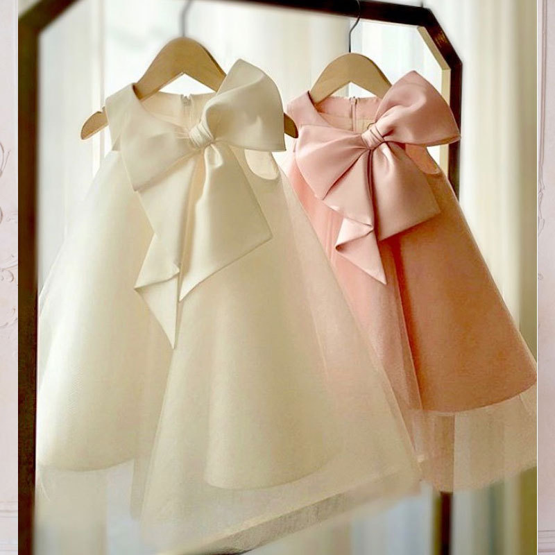 Summer Big Bow Baby Girl Dress - Summer Clothing Newborn recensione e prezzo