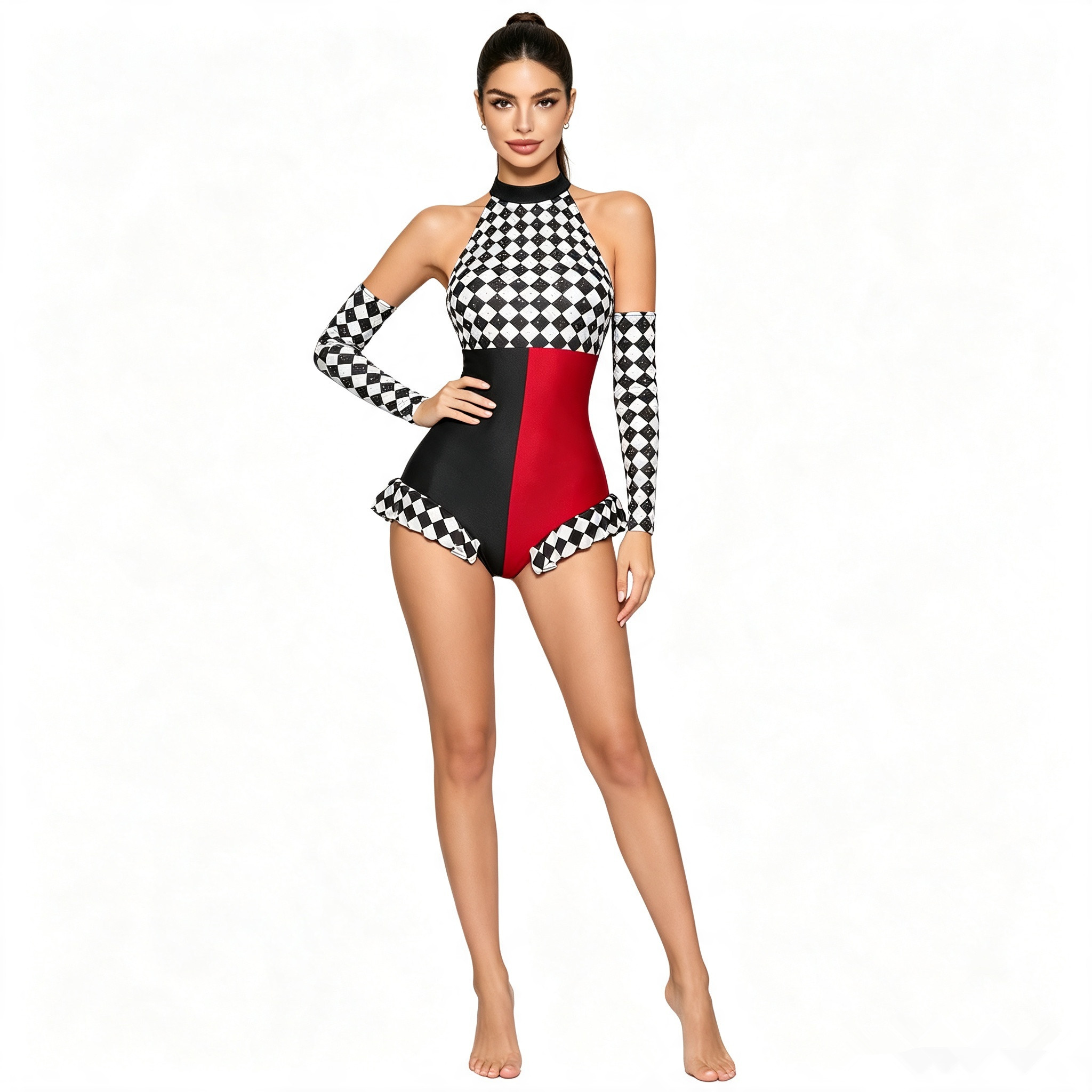 Costume da Clown da Circo per  - Halter Neck Top recensione e prezzo