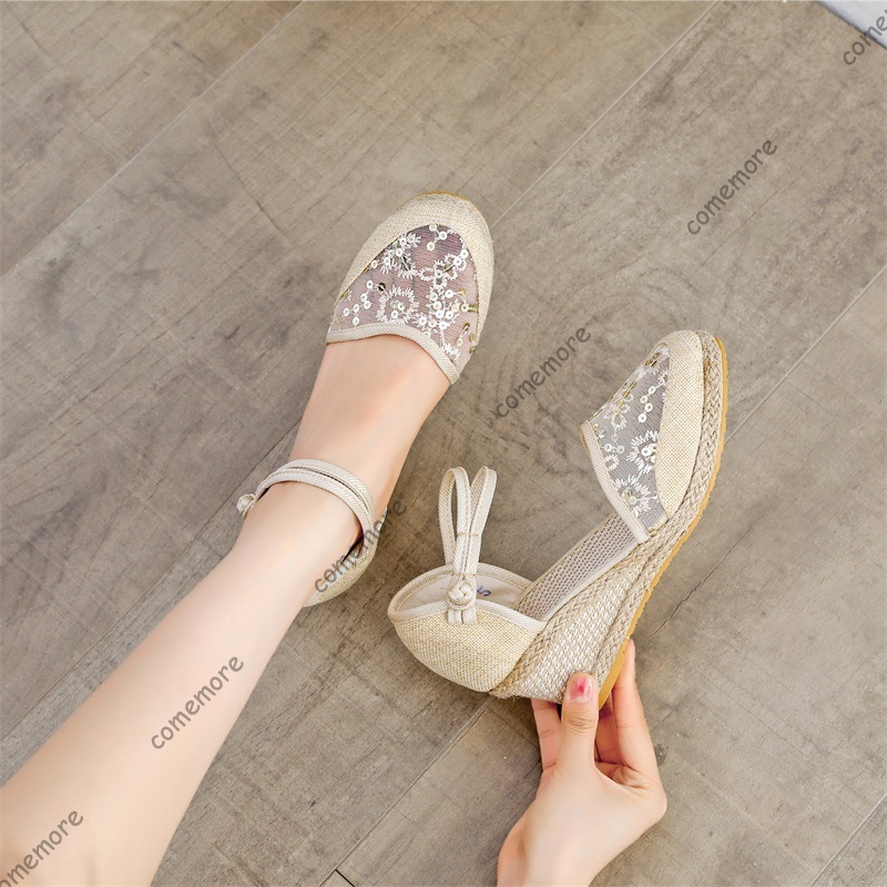 Sandali con zeppa in pizzo e r - Espadrille Sandal Women recensione e prezzo