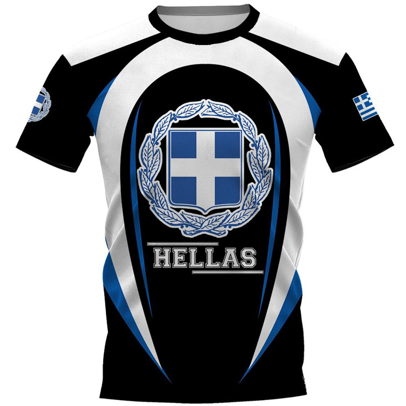 T-Shirt con Grafica dell'Emble - Summer Clothing For Greece recensione e prezzo